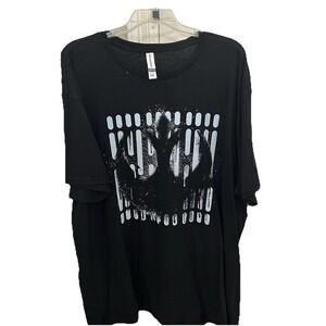 Threadfast T-shirt Distressed Star Wars Rebel Alliance Graphic 2XL Black NWOT